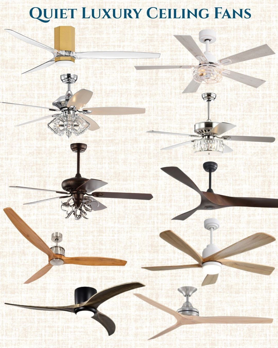 Quiet luxury isn’t just a style, it’s a statement of effortless elegance! ✨ 

Elevate your space with our best finds ceiling fans that blend minimalist design, whisper-quiet performance, and timeless sophistication. Perfect for modern homes that value comfort without compromising aesthetics.

#CeilingFans #HomeDesign #ModernLiving #InteriorInspo #LuxuryLiving 

#LTKHome #LTKHome #LTKSaleAlert #LTKOver40