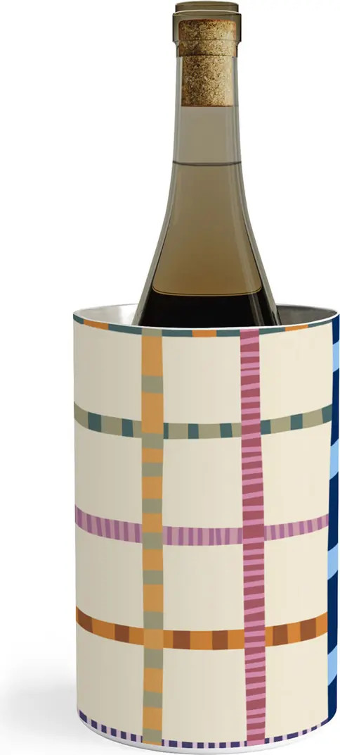 Deny Designs Colorful Grid Wine Chiller | Nordstrom | Nordstrom