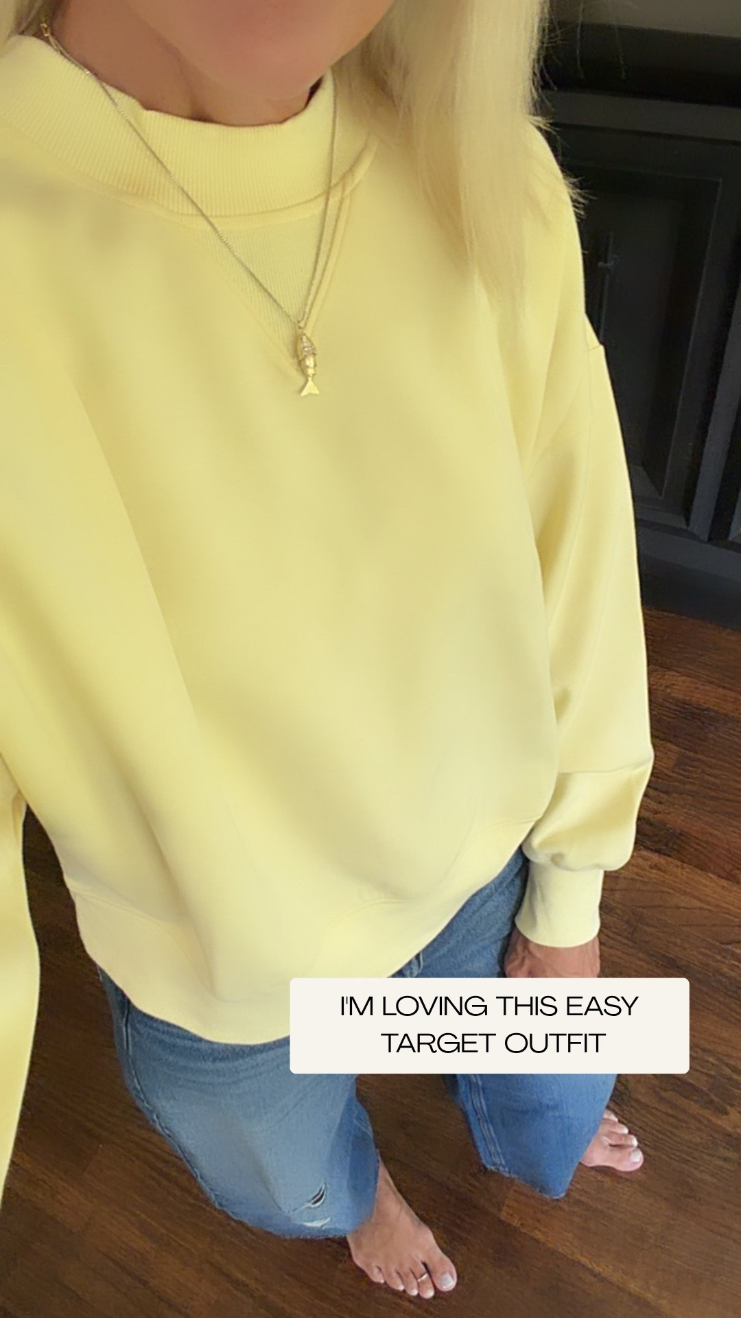 I loved this lightweight Target sweatshirt so much that I also bought the green color, and this soft neutral is just as easy to wear. I sized up for a more relaxed fit and paired it with my favorite barrel-leg jeans for an effortless everyday outfit.

💡 LTK MADE EASY
❤️ Heart = Support my posts!
🔖 Save = Get sale & restock alerts
📋 Lists = Keep favorites organized
📲 Share = Send lists and products to a friend. Hello, Christmas List!
💬 Comment = Ask me anything about what I’m wearing.:-)

#LTKootd #LTKOver40 #LTKSeasonal
