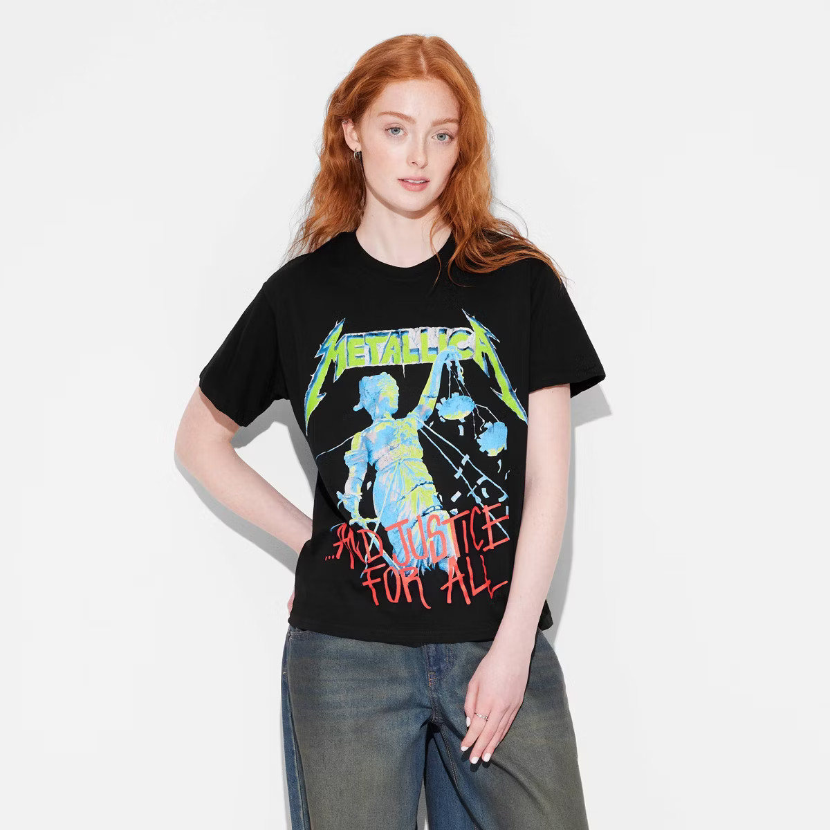 Women's Metallica Short Sleeve Graphic T-Shirt - Black | Target
