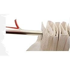 Modtek Curtain and Drapery Ring Glide Tape-Solves Shower and Drapery Rings from catching Allowing... | Amazon (US)