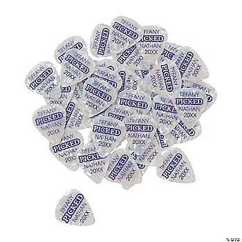 Bulk 100 Pc. Picked Personalized Guitar Picks | Oriental Trading Company