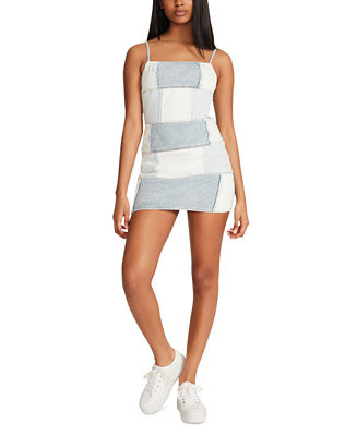 BB Dakota by Steve Madden Women's Denim Colorblocked Bodycon Dress & Reviews - Dresses - Women - ... | Macys (US)