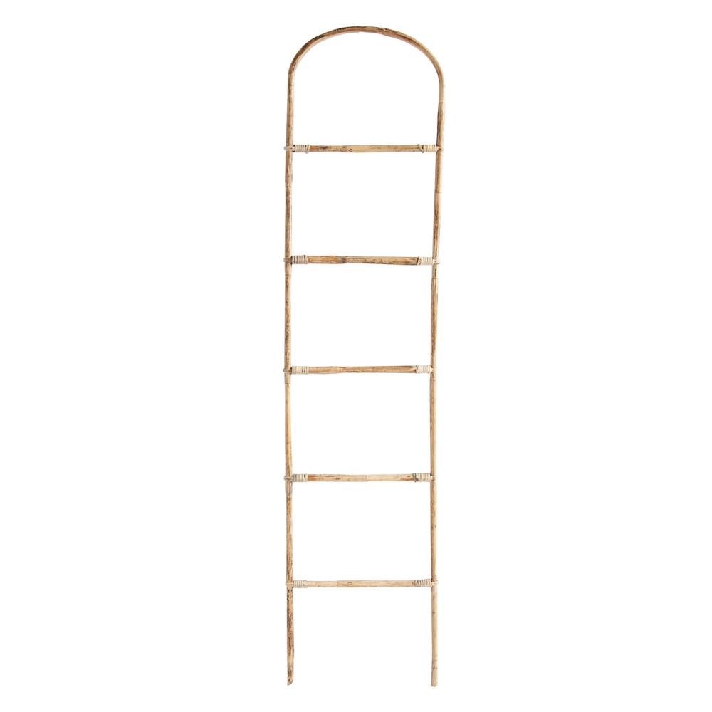 Brown Decorative Bamboo Ladder | The Home Depot