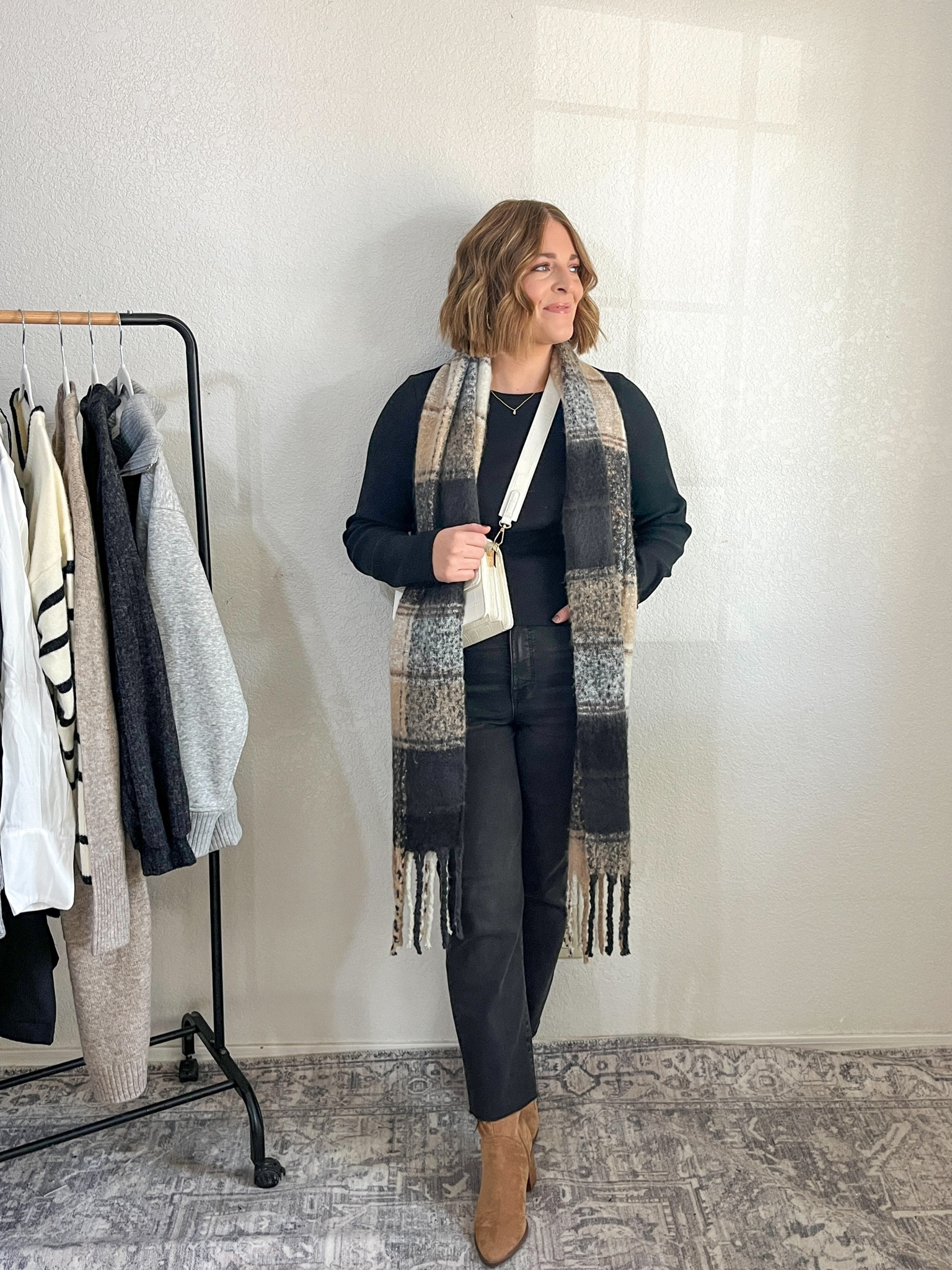 One base// 5 ways… styled with oversized scarf!

Top L (tts)
Jeans tts 

#LTKsalealert #LTKmidsize #LTKfindsunder50