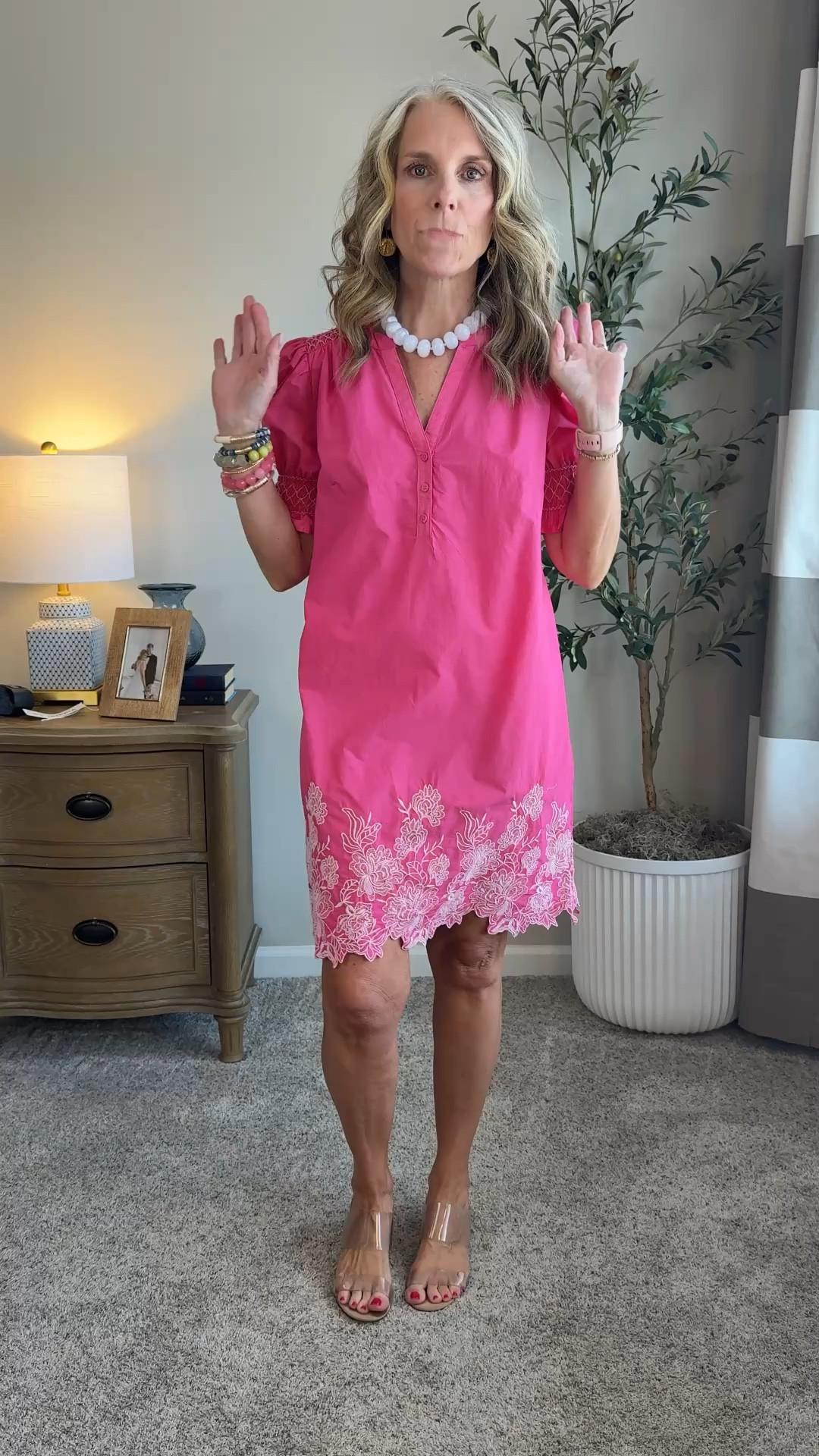 Cute Easter dress, gender reveal dress, little girl baby shower dress. Use COAST20 On Allie + Bess 

#LTKOver40 #LTKootd