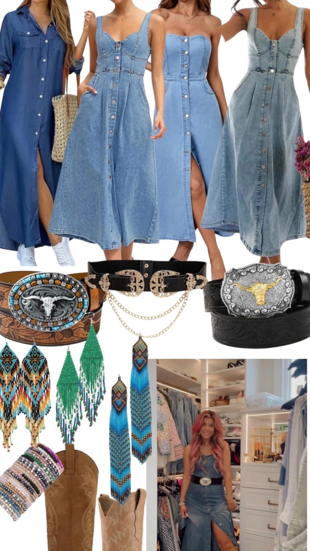 Amazon remake! Replaced out of stock items with similar! Perfect fit for a rodeo or night out! 🤍🤠

#LTKootd #LTKgrwm