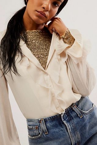 Gold Rush Long Sleeve | Free People (Global - UK&FR Excluded)