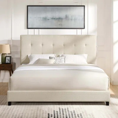 Bridgevine Home Tufted Upholstered Platform Bed | Wayfair North America