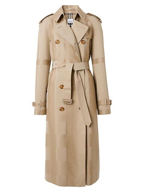 Waterloo Logo Check Trench Coat | Saks Fifth Avenue