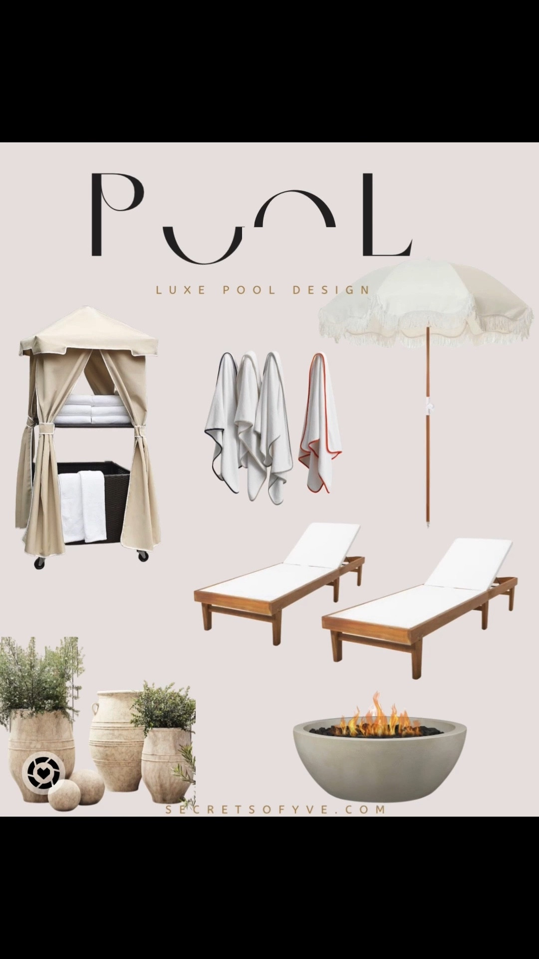 Secretsofyve: Pool essentials if you have one at home! @potterybarn @crate&barrel @cb2
#Secretsofyve  #ltkgiftguide
Always humbled & thankful to have you here.. 
CEO: PATESI Global & PATESIfoundation.org @secretsofyve : where beautiful meets practical, comfy meets style, affordable meets glam with a splash of splurge every now and then. I do LOVE a good sale and combining codes! #ltkstyletip #ltksalealert #ltkfamily #ltku #ltkfindsunder100 #ltkfindsunder50 #ltkparties #ltkwatchnow secretsofyve

#LTKvlog #LTKSeasonal #LTKHome