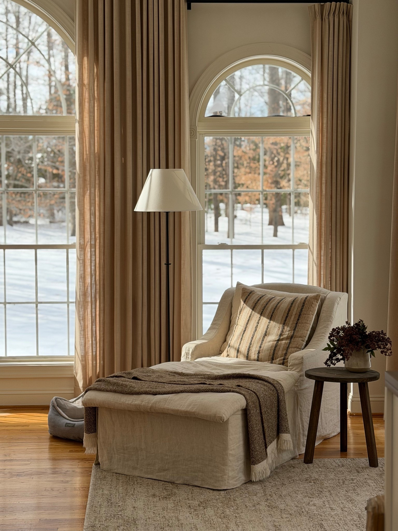 This corner in our dining room is my absolute favorite! Took an inexpensive chaise and sewed a slipcover for it from tablecloths 👏🏼👏🏼

#LTKHome #LTKSaleAlert #LTKstorytime