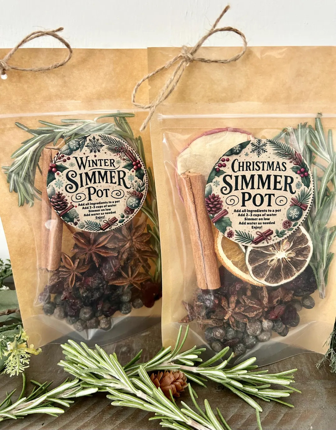 Christmas Simmer Pot Kit: Holiday Home Fragrance - Etsy | Etsy (US)