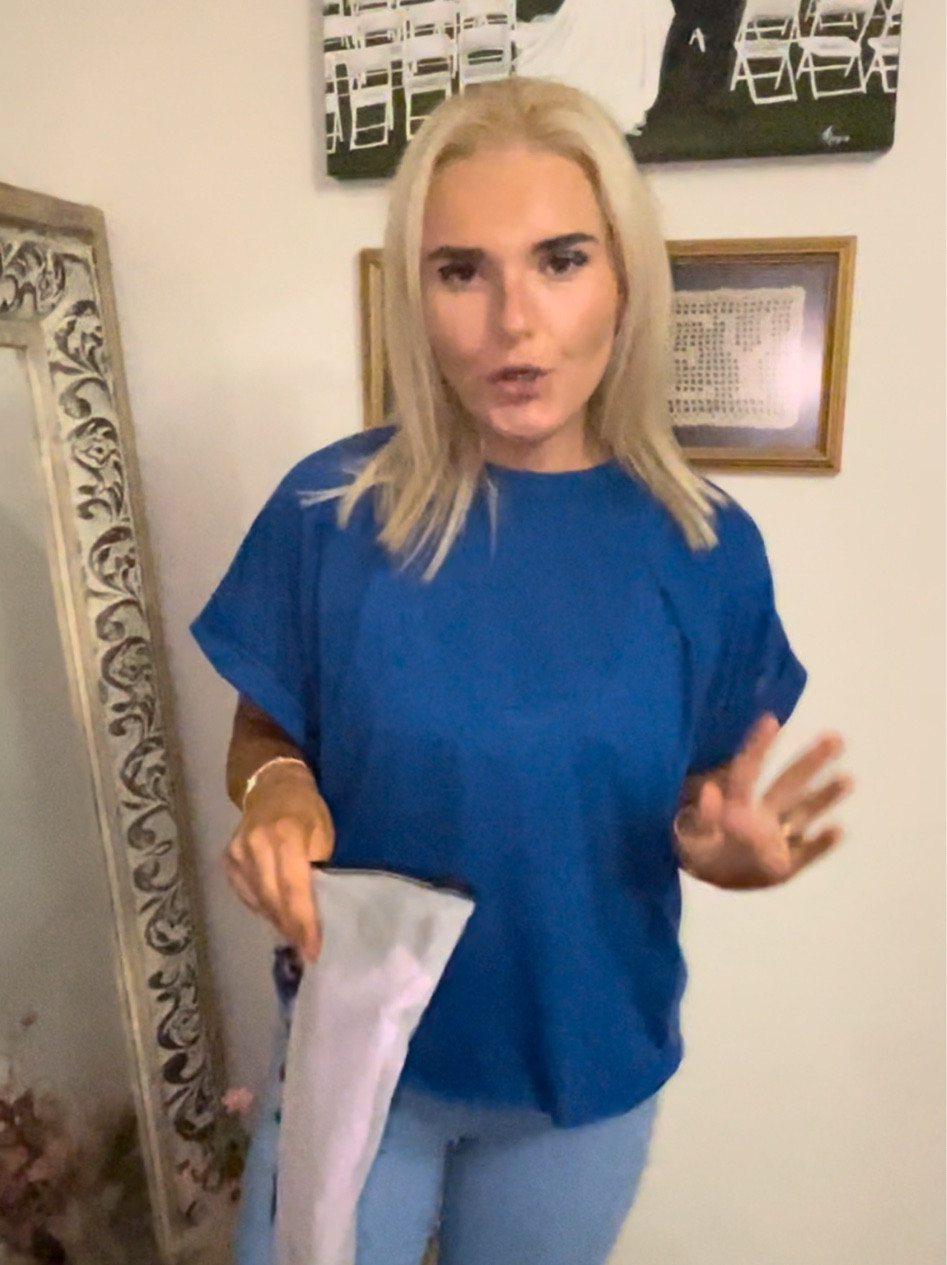 Love this open back top!! In a medium 

#LTKMidsize #LTKActive #LTKFitness