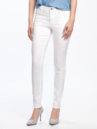Old Navy Womens Mid-Rise Super Skinny Jeans For Women Bright White Size 16 | Old Navy US