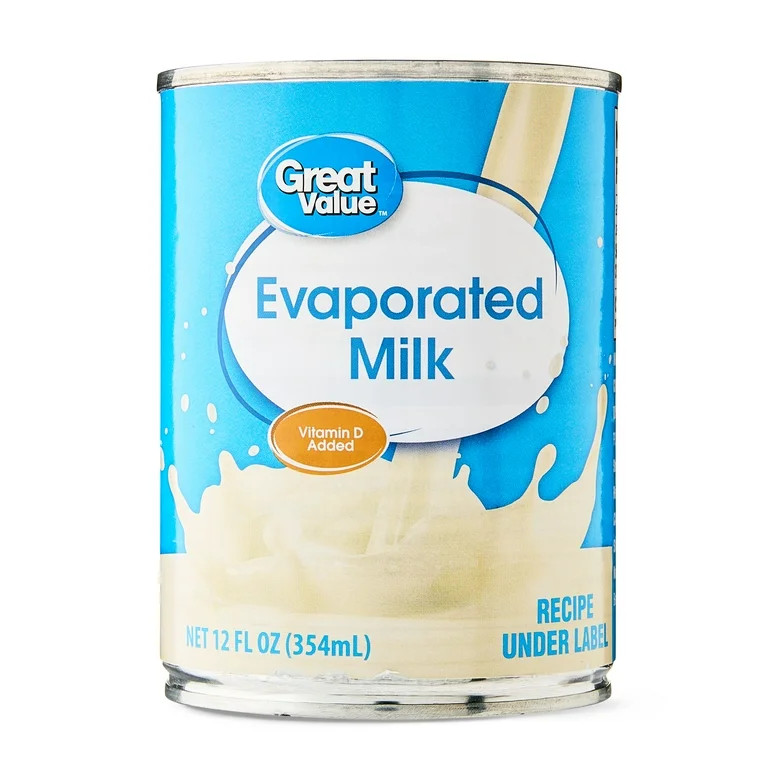 Great Value Evaporated Milk, 12 fl oz | Walmart (US)