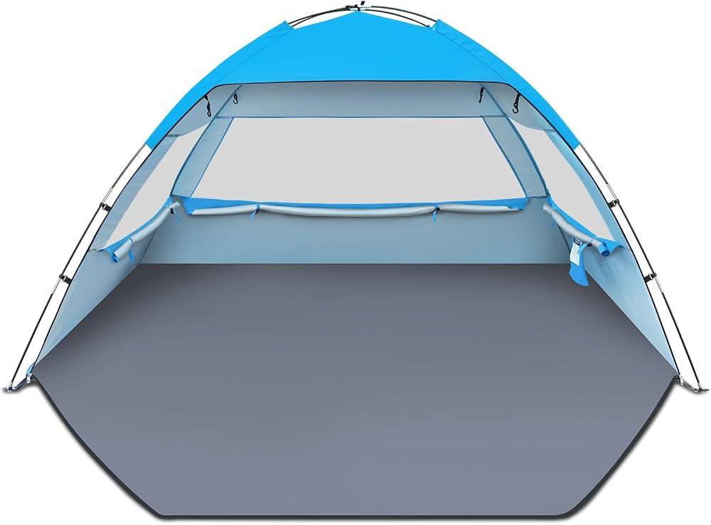 Gorich Beach Tent Sun Shelter for 3/4/6/8/10 Person with UPF 50\uff0b UV Protection, Lightweight ... | Amazon (US)
