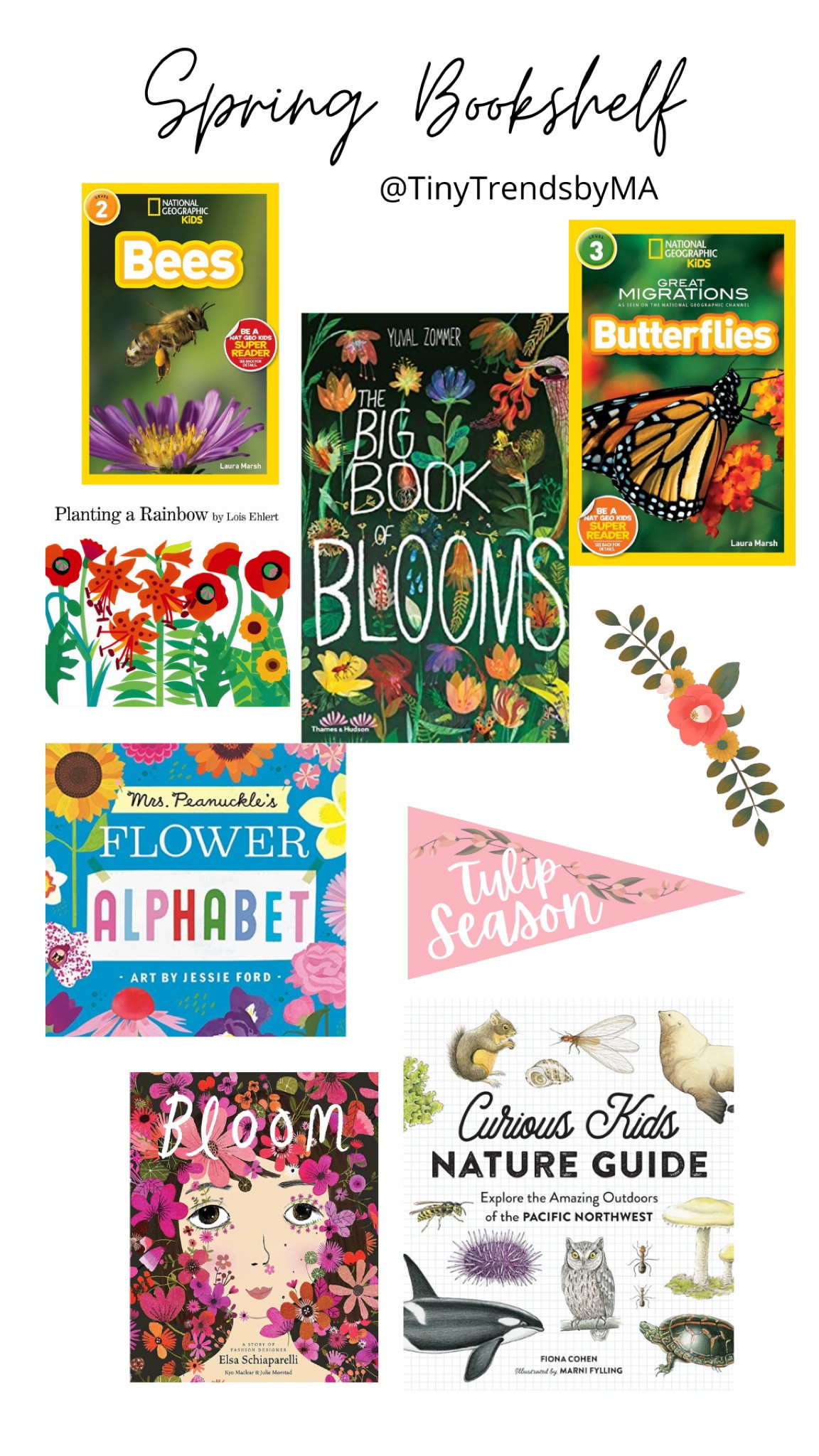 Spring floral bookshelf. Fav books

#LTKhome #LTKkids #LTKfamily