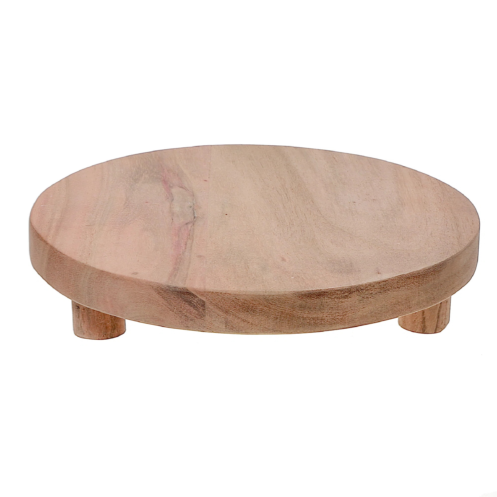 iHcasadécor Acacia Wooden Round Table Riser Small | Wayfair | Wayfair North America