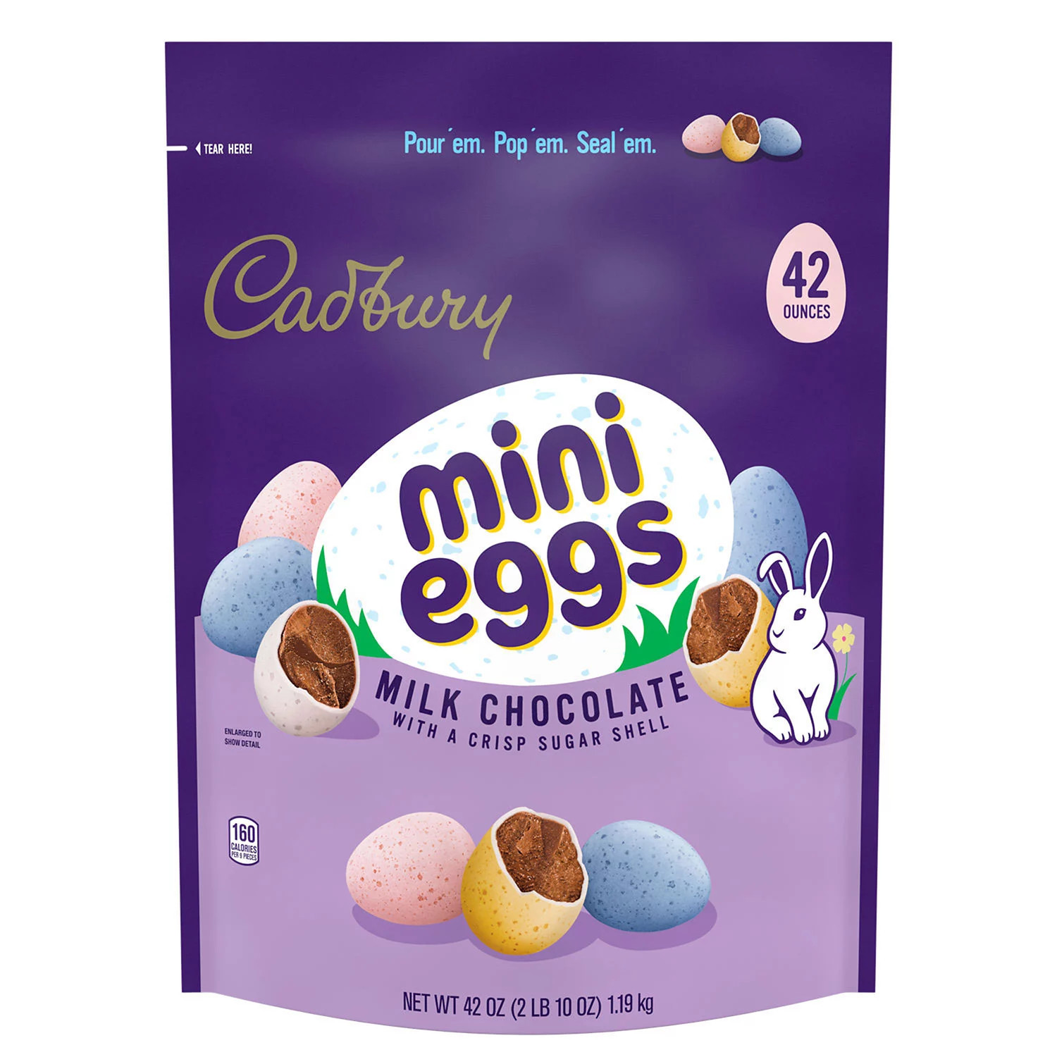 CADBURY MINI EGGS Milk Chocolate, Easter Candy 42 oz. | Sam's Club