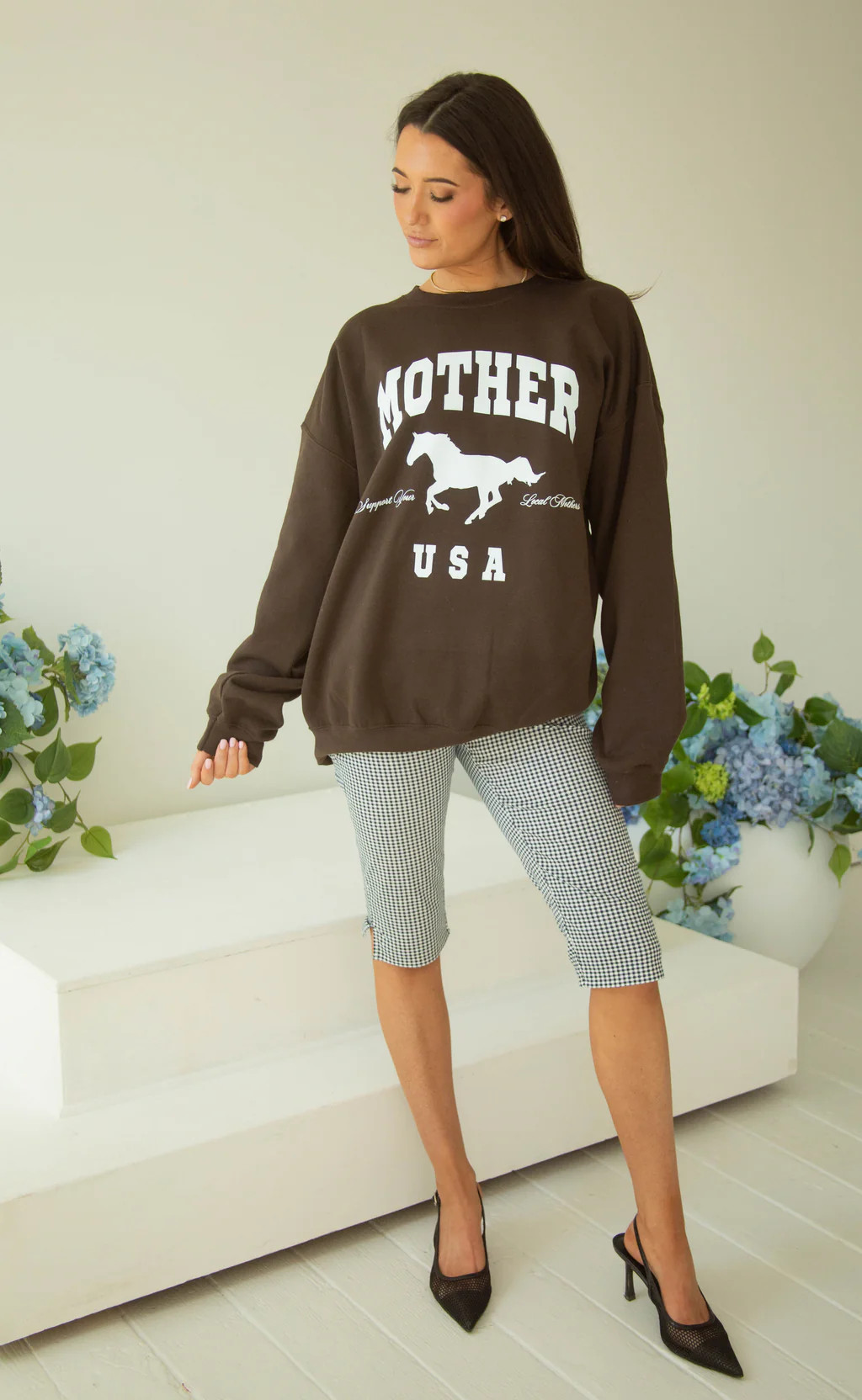 charlie southern: mustang mother sweatshirt | RIFFRAFF