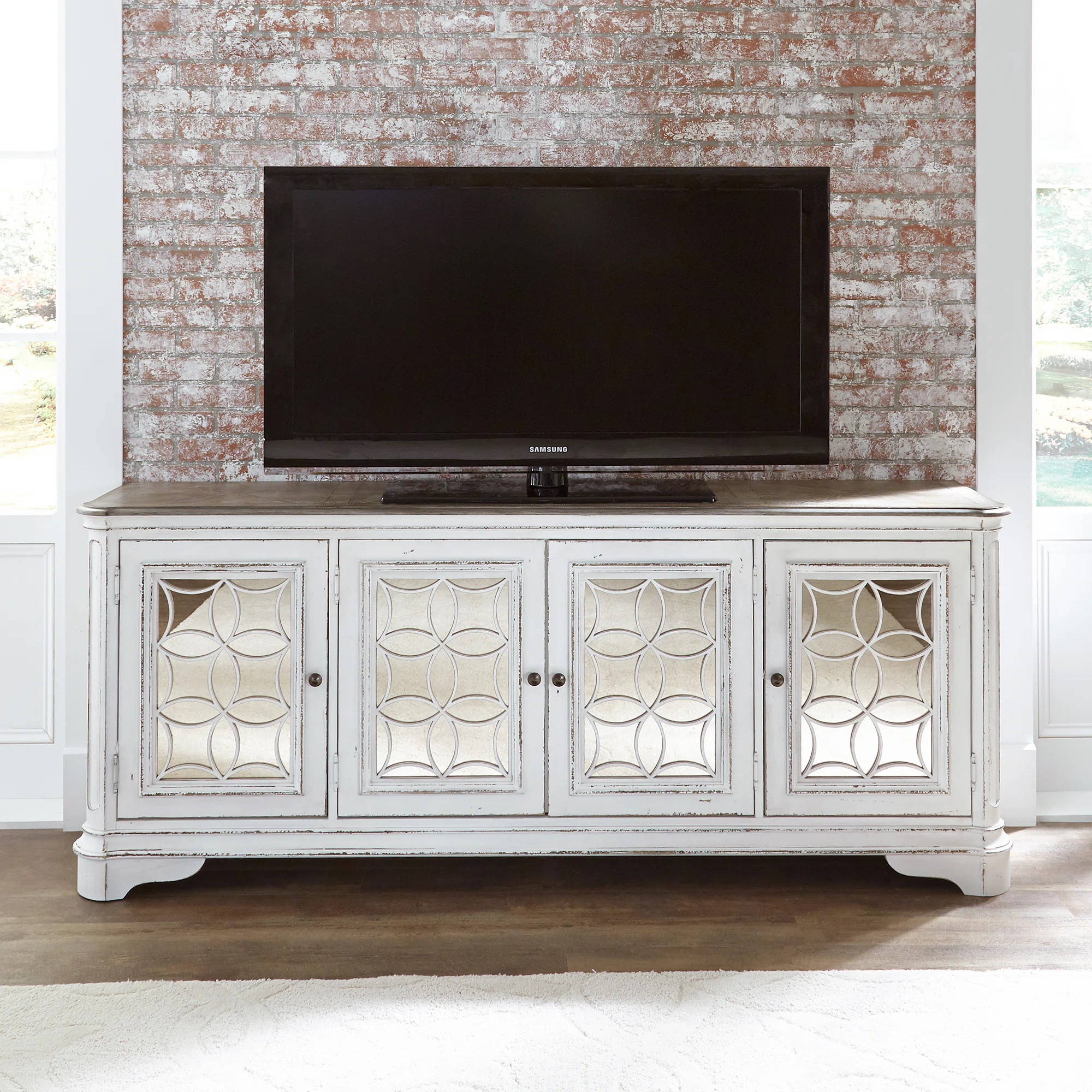 Compare Similar Items5 Days of Deals Colchester TV Stand w/ Antique Mirrored Doors$1,779.99  was$... | Wayfair North America