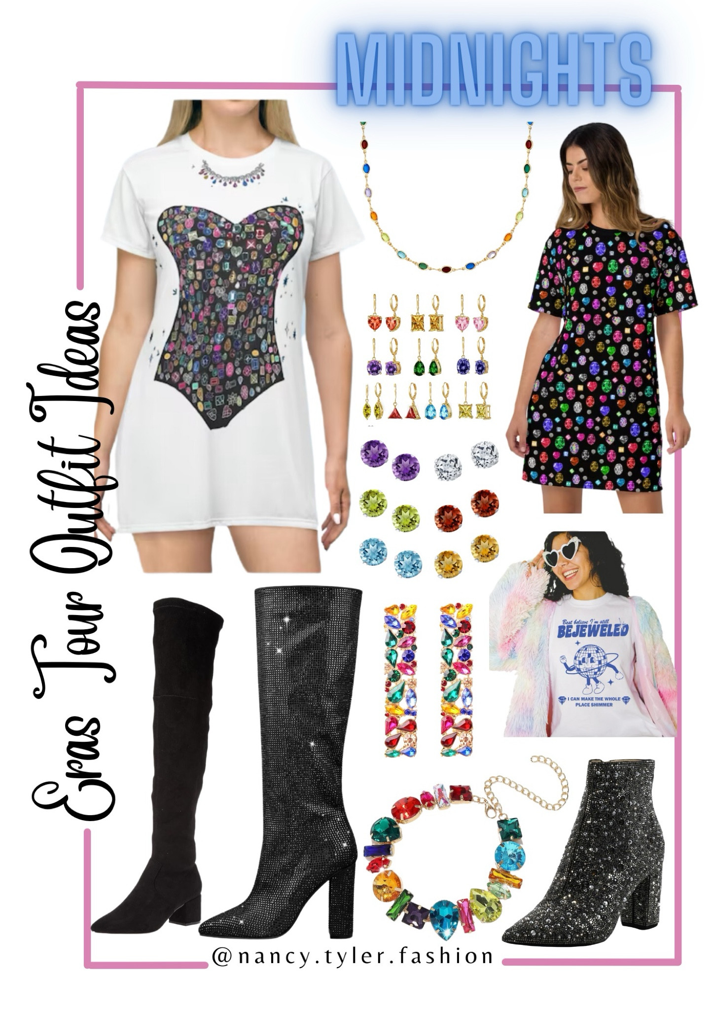 Bejeweled Inspired T-shirt Dress - … curated on LTK
