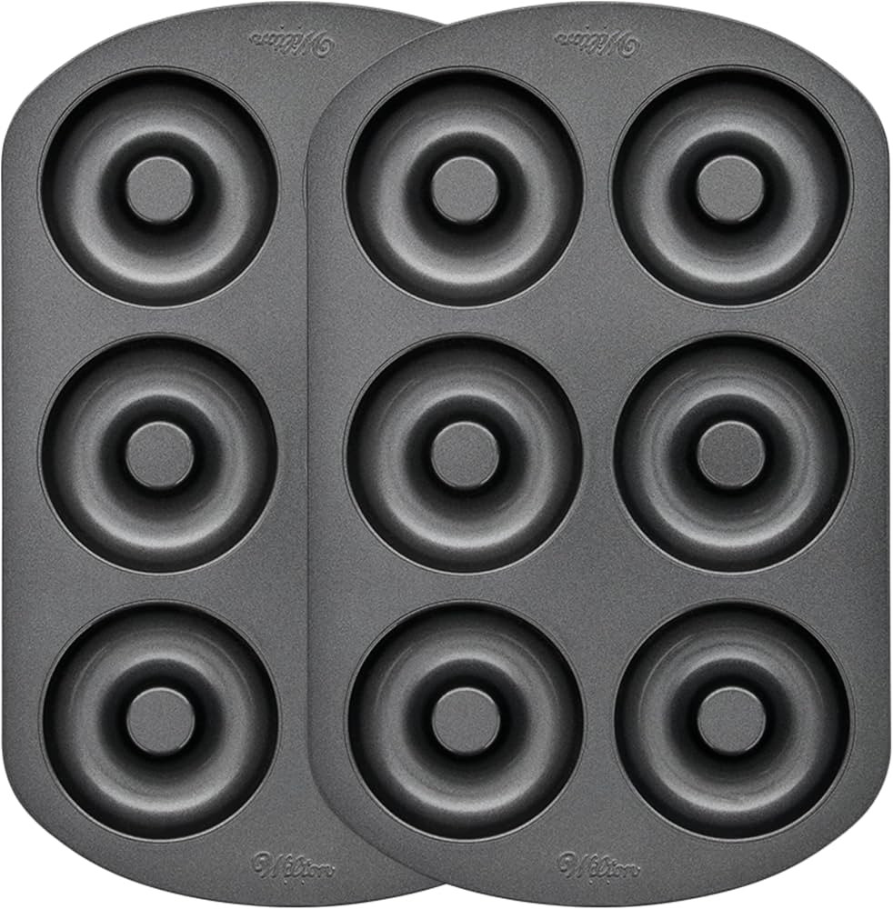 Wilton Gold Premium Non-Stick Warp-Resistant Bakeware, Made without PFAs, Donut Pan Set, 2-Piece,... | Amazon (US)