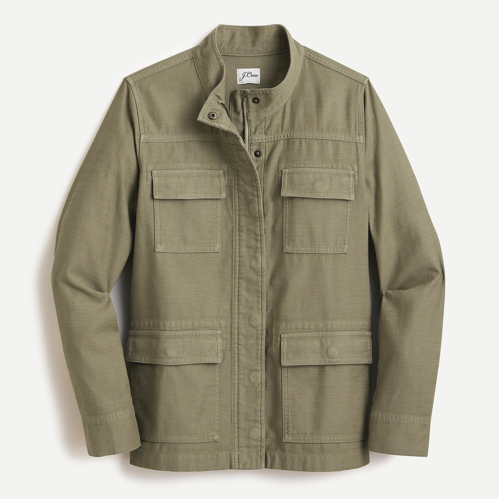 Garment-dyed military jacket | J.Crew US