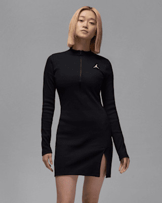 Jordan Women's 1/2-Zip Long-Sleeve Knit Dress | Nike (US)