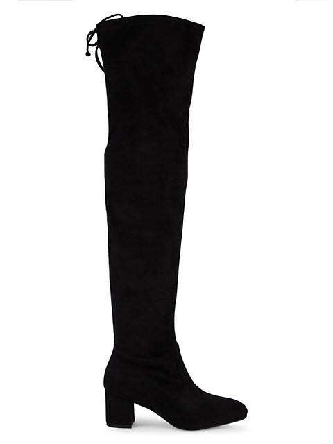 Stuart Weitzman Genna Over-The-Knee Faux Suede Boots on SALE | Saks OFF 5TH | Saks Fifth Avenue OFF 5TH