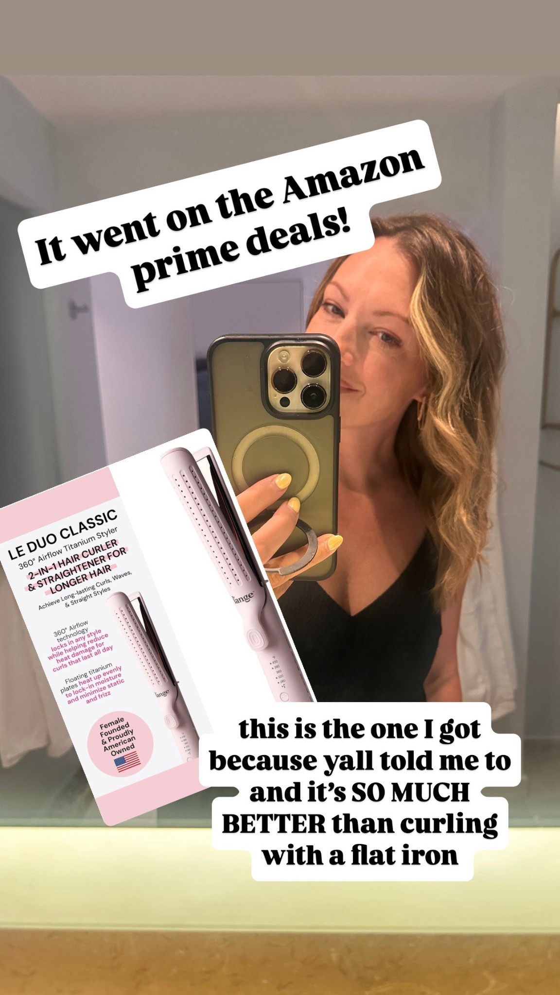 this one is so much better than curling with my flat iron!!! ♥️♥️♥️ this is the exact one I ordered on prime day sale 

#LTKBeauty #LTKSaleAlert #LTKStyleTip