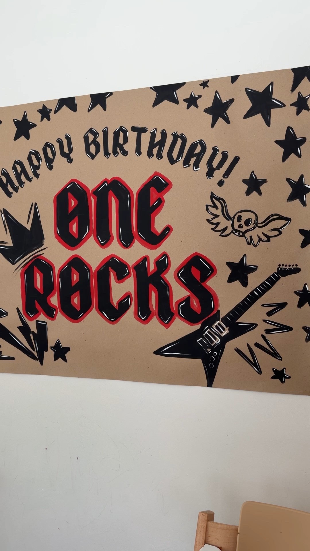 ONE ROCKS first birthday party theme 