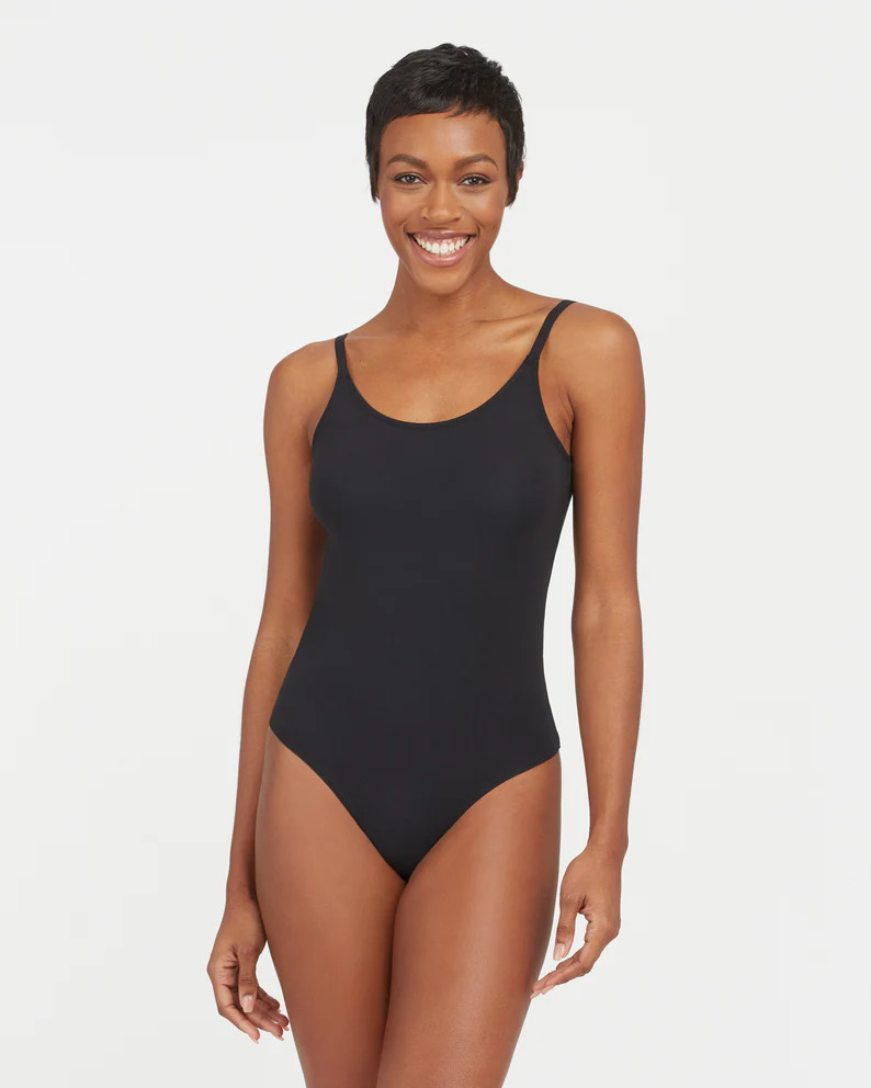 Cotton Control Cami Thong Bodysuit | Spanx