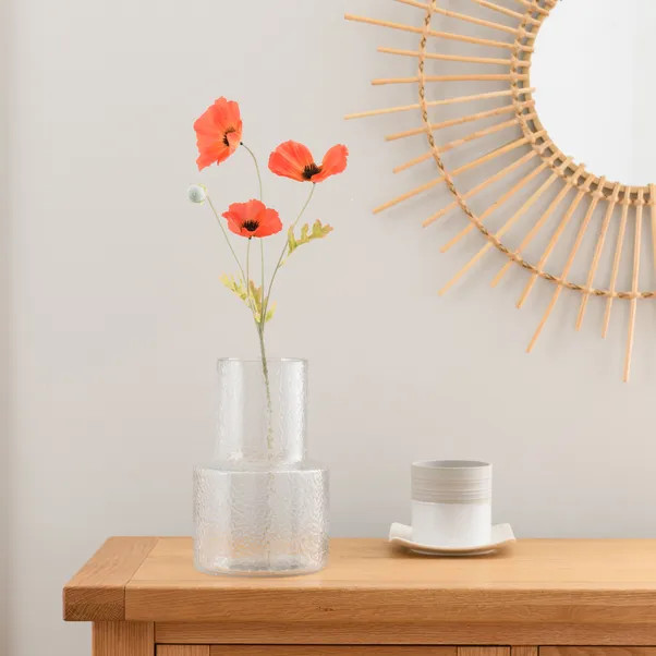 Artificial Poppy Red Stem | Dunelm (migrated)