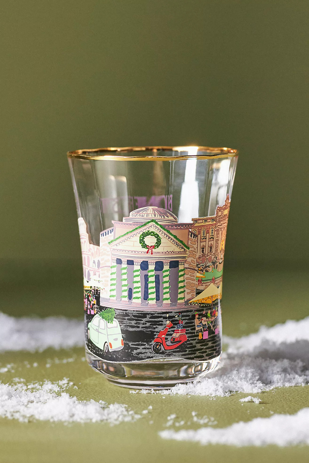 Holiday In The City Juice Glass | Anthropologie (US)
