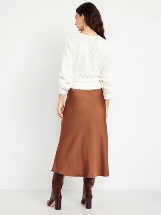 Satin Maxi Skirt | Old Navy (US)