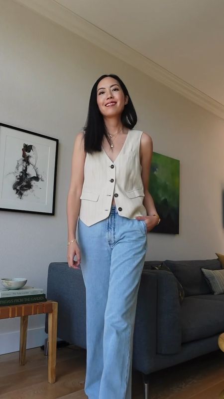 Summer vest top! I really love all things ecru, and when given the choice between that and stark white – I choose ecru always!

#smartcasual
#officeoutfit
#businesscasual
#workoutfit
#summerworkwear

#LTKStyleTip #LTKWorkwear #LTKSeasonal