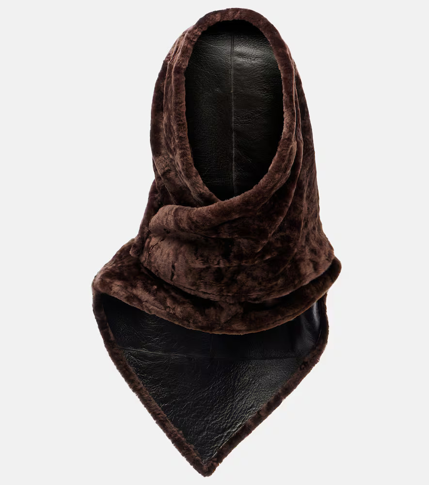 Nour Hammour Shearling scarf | Mytheresa (UK)