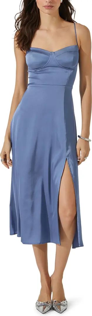 Bustier Satin Dress | Nordstrom