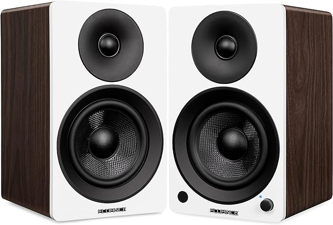 Fluance Ai41 Powered 2-Way 2.0 Stereo Bookshelf Speakers with 5" Drivers, 90W Amplifier for Turnt... | Amazon (US)