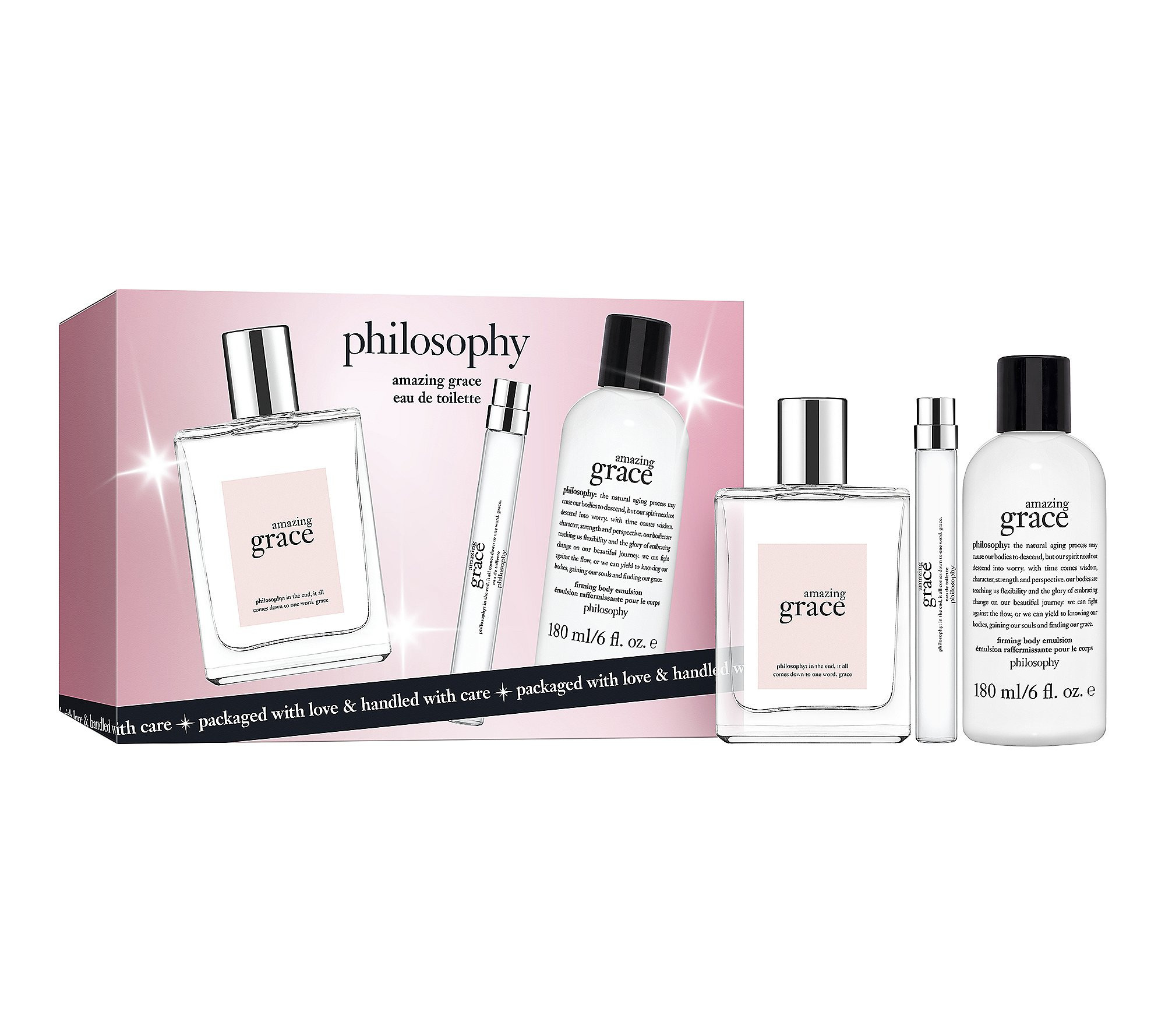 philosophy 3 pc. amazing grace eau de toilette set | QVC