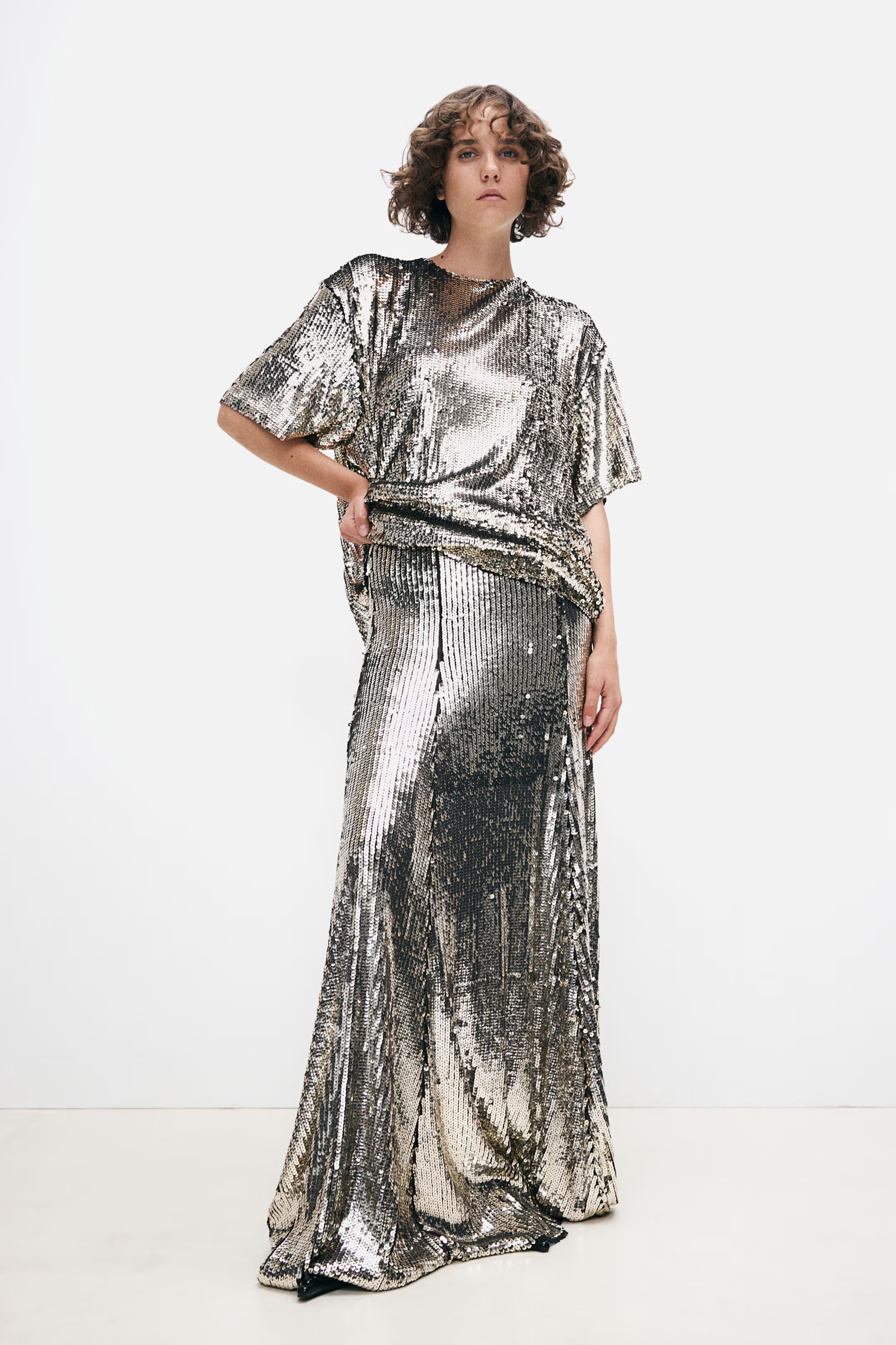 Maxirok met pailletten | H&M (DE, AT, CH, NL, FI)