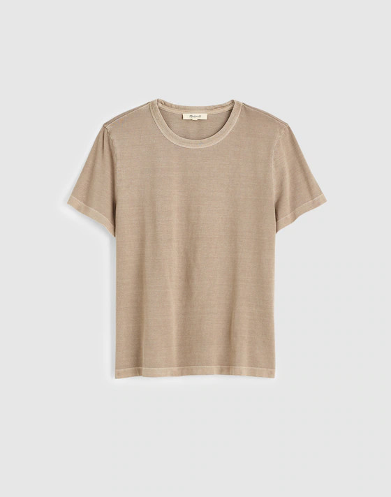 The Perfect Crewneck Tee in Allday Jersey | Madewell