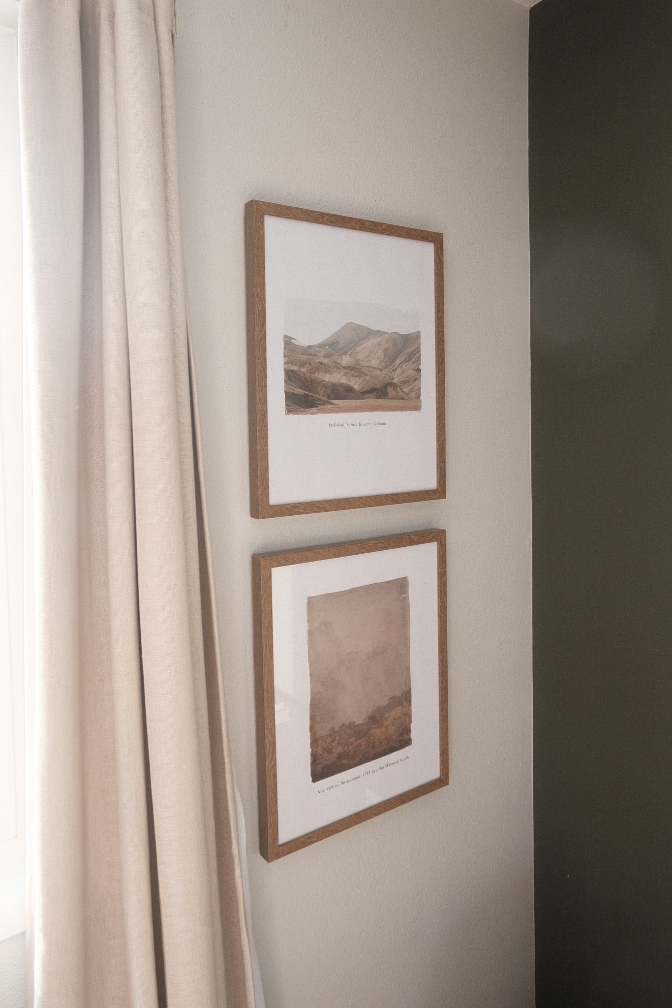 Mountain neutral wall art 