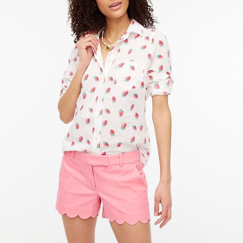 Lightweight cotton shirt in signature fit | J.Crew Factory