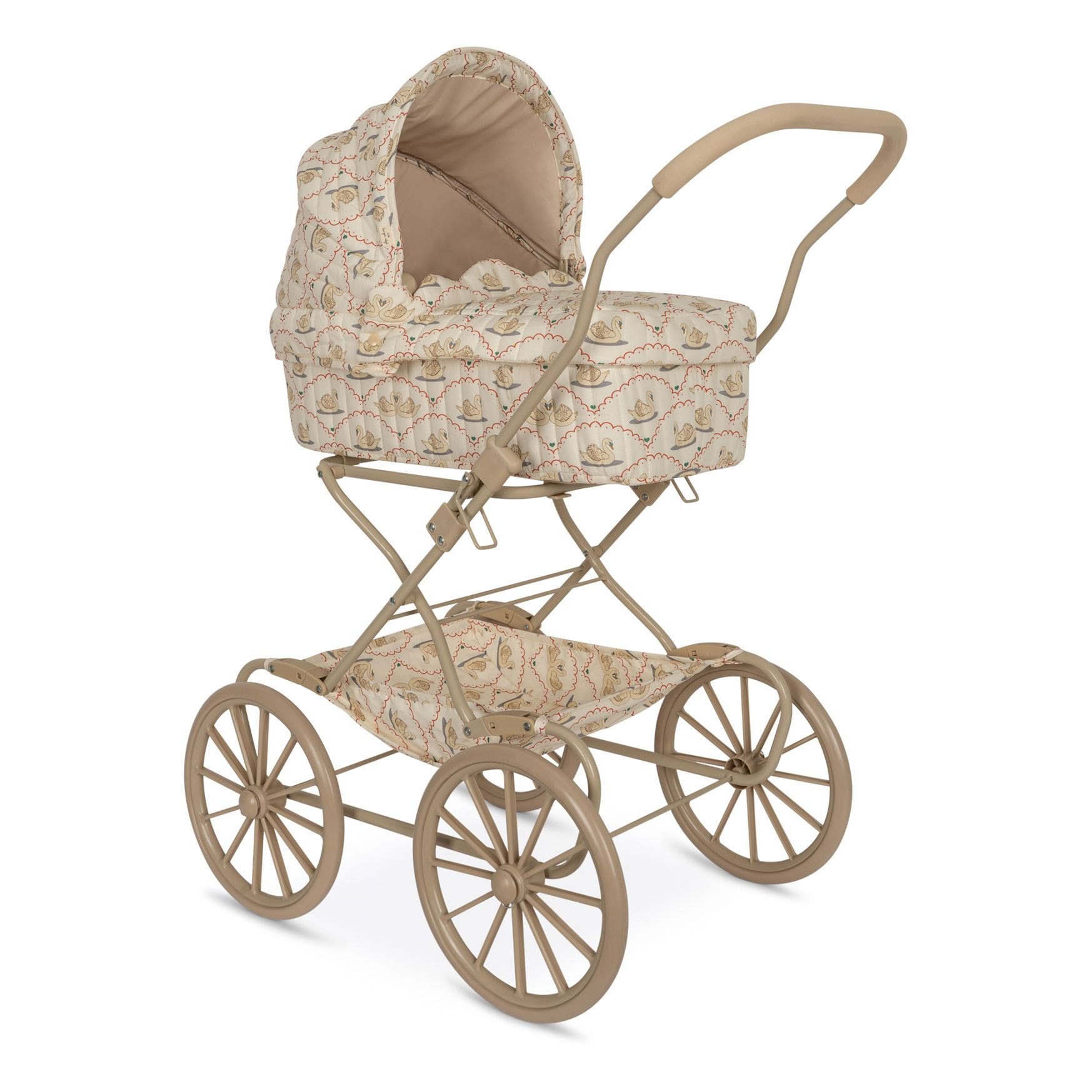 Pram for Swan doll | Ecru | Smallable