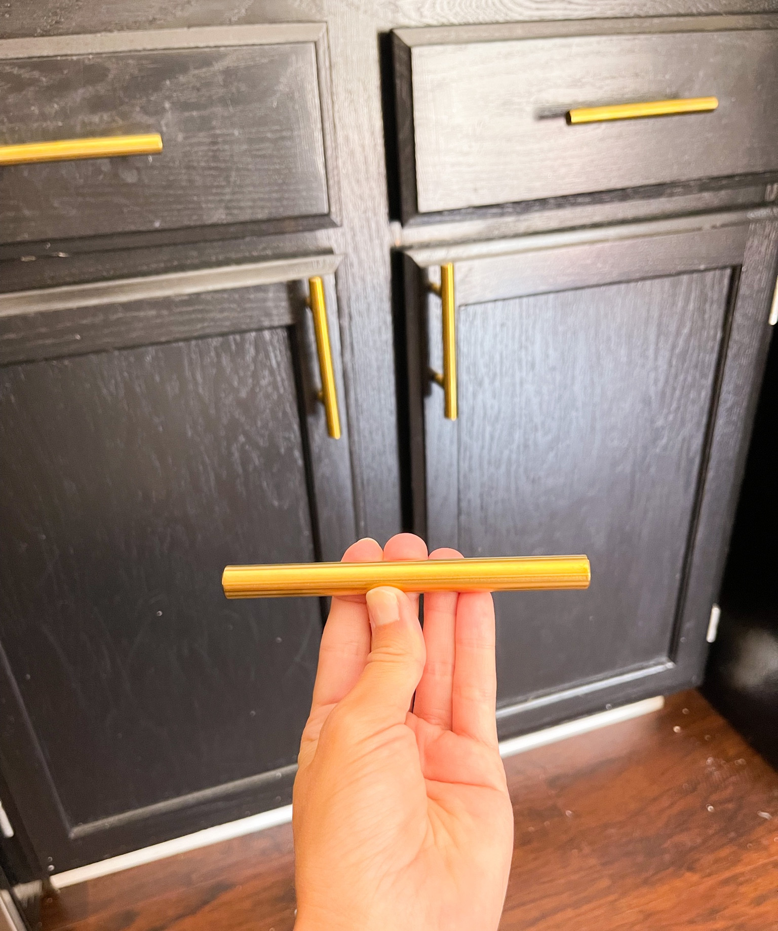 Updated our kitchen cabinet hardware! I'm loving the gold versus the stainless steel we had before. A 30 pack for only $30, such a good deal. Amazon finds! Amazon home finds. Gold home decor. 

#LTKunder50 #LTKhome
