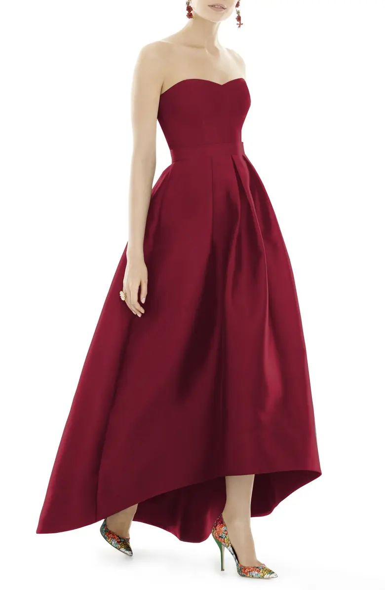 Strapless High/Low Ballgown | Nordstrom