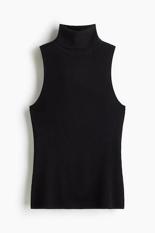 Polo-neck wool top | H&M (UK, MY, IN, SG, PH, TW, HK)